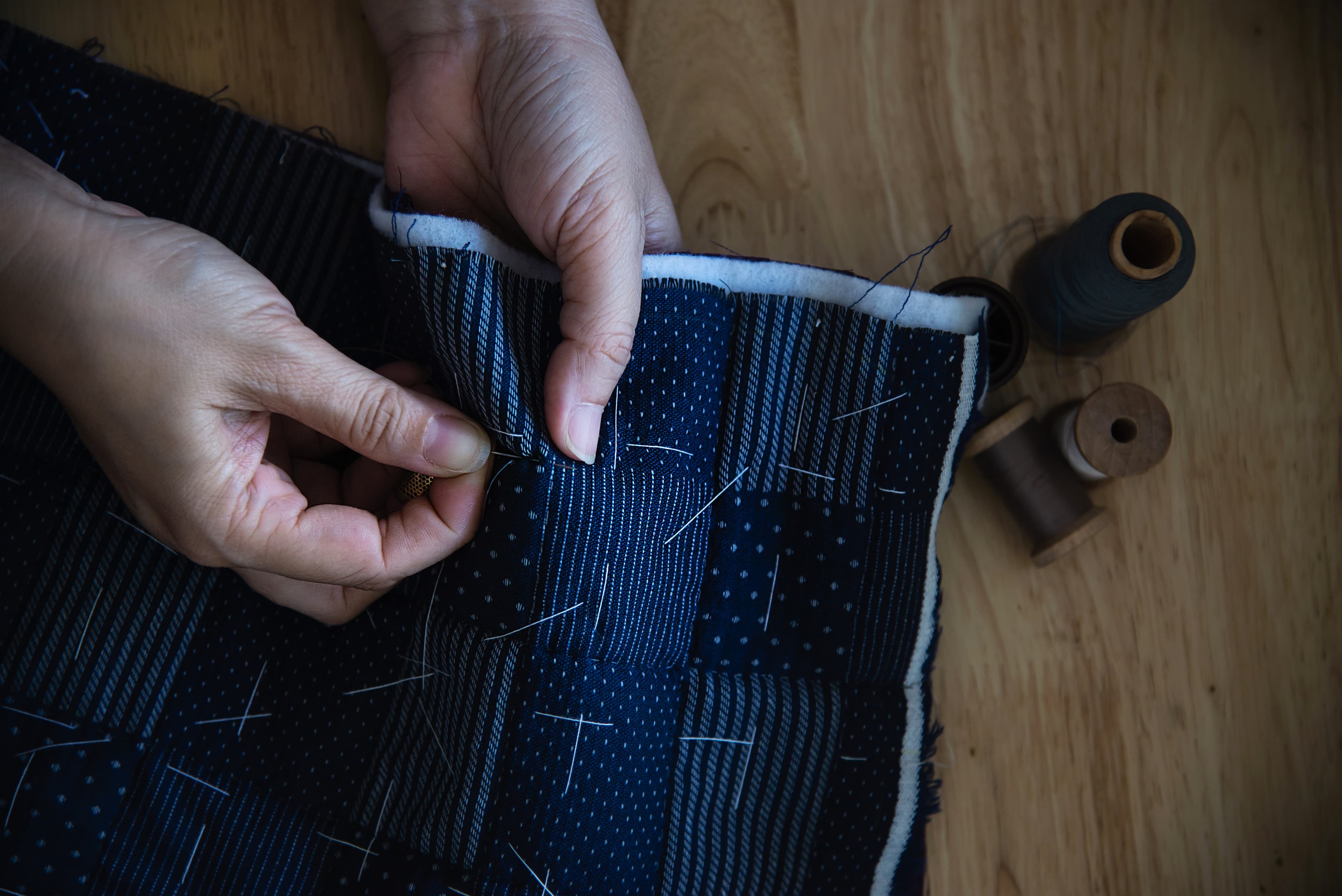 Leatherite - Tricot - polyester fabric application